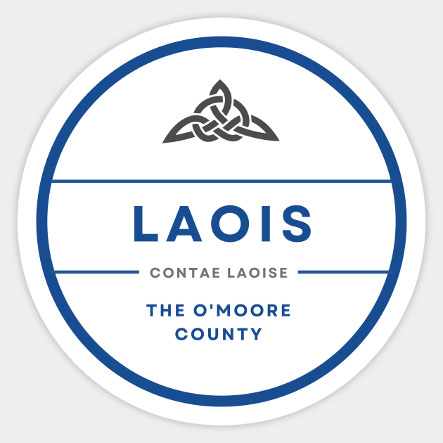 Laois, County and GAA Colours Sticker by TrueCelt